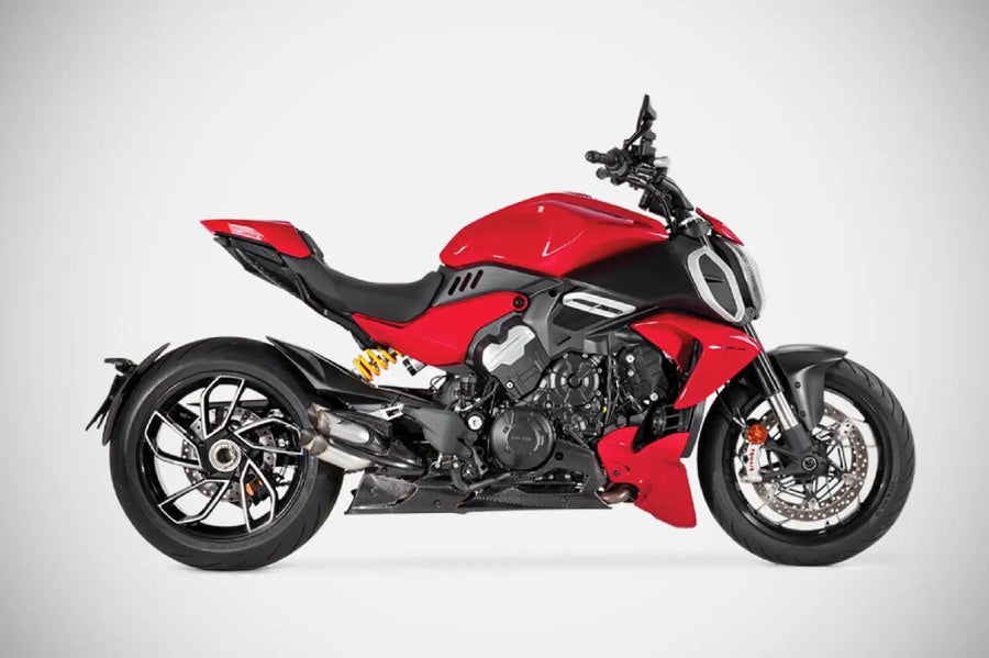 ZARD Exhaust Predator Slip-On Kit + Central Headers Ducati Diavel V4 2023-2024