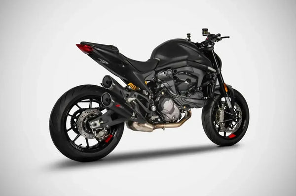 ZARD Exhaust Slip-On Black Ducati Monster 937 2021-