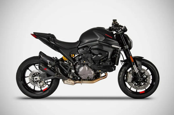 ZARD Exhaust Slip-On Black Ducati Monster 937 2021-