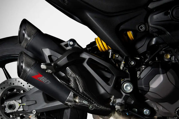 ZARD Exhaust Slip-On Black Ducati Monster 937 2021-