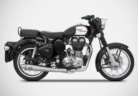 ZARD Exhaust Conical Slip-On Royal Enfield Bullet 350 / 500 2006-2009 image 3