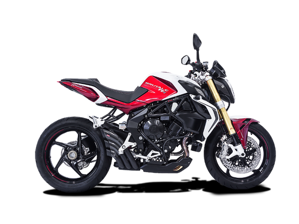 HP CORSE HYDRO-TRE SATIN SLIP-ON EXHAUST FOR MV AGUSTA BRUTALE 800 DRAGSTER 800 RIVALE TURISMO STRADALE