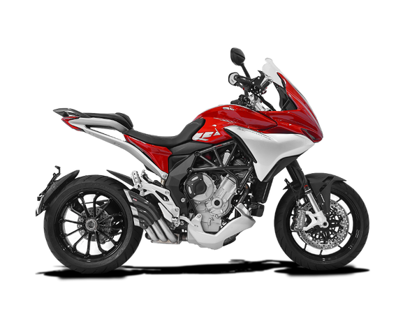 HP CORSE HYDRO-TRE SATIN SLIP-ON EXHAUST FOR MV AGUSTA BRUTALE 800 DRAGSTER 800 RIVALE TURISMO STRADALE