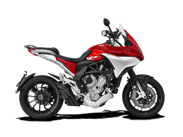 HP CORSE HYDRO-TRE SATIN SLIP-ON EXHAUST FOR MV AGUSTA BRUTALE 800 DRAGSTER 800 RIVALE TURISMO STRADALE