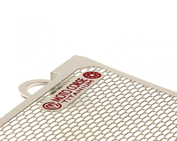 MOTOCORSE LOWER WATER RADIATOR TITANIUM PROTECTION SCREEN