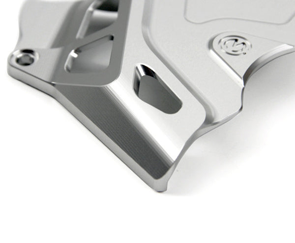 MOTOCORSE Billet CNC DIAVEL Front Sprocket Cover, Silver or Black