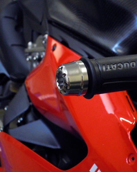 MOTOCORSE TITANIUM HANDLEBAR COUNTERWEIGHT KIT