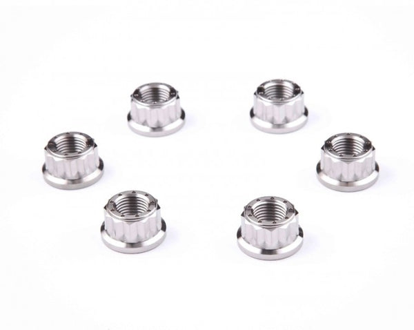 MOTOCORSE DBT TITANIUM REAR SPROCKET  NUTS KIT (N. 6)