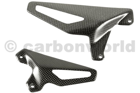 MATTE CARBON HEELGUARD HEELGUARDS FOR DUCATI PANIGALE V4 BY CARBONWORLD
