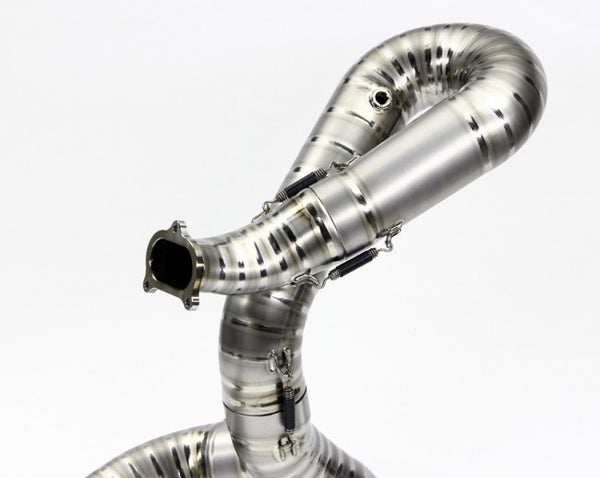 MOTOCORSE 75mm Titanium Header kit for 899  for use with Termi RACING silencer