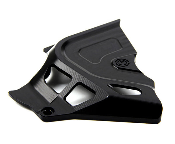 MOTOCORSE Billet CNC DIAVEL Front Sprocket Cover, Silver or Black