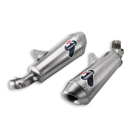 013TO - PAIR OF APPROVED SILENCERS TERMIGNONI TITANIUM DUCATI MONSTER