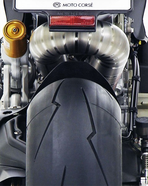 MOTOCORSE 75mm Titanium Header kit for 1199/1299  for use with Termi RACING silencer