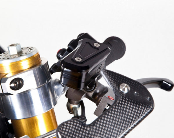 MOTOCORSE CNC BILLET BRAKE AND CLUTCH OIL RESERVOIRS KIT FOR BREMBO RADIAL RACING PUMPS