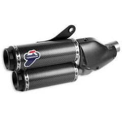 038CR - PAIR OF TERMIGNONI CARBON RACING SILENCERS DUCATI MONSTER 1200 2017-2021