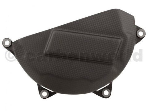 MATTE CARBON CLUTCH COVER FOR DUCATI PANIGALE 1199 S 1299 S BY CARBONWORLD