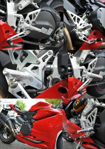AELLA DUCATI PANIGALE 899 1199 1299 REARSETS / AE-10079 - DennisPowerSport - 6