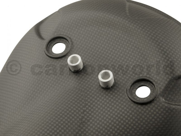 MATTE CARBON HEAT GUARD KIT FOR DUCATI PANIGALE 959 1299 S BY CARBONWORLD