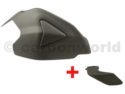 MATTE CARBON SWINGARM COVER KIT FOR DUCATI PANIGALE 1199 1299 S BY CARBONWORLD