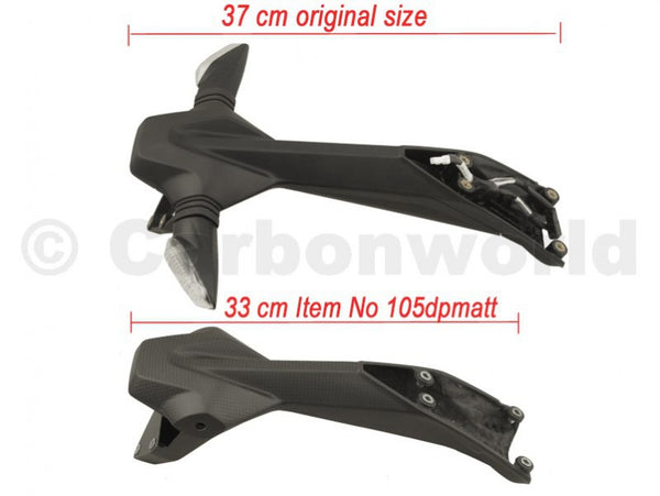 MATTE CARBON NUMBER PLATE HOLDER FOR DUCATI PANIGALE 899 959 1199 1299 S BY CARBONWORLD