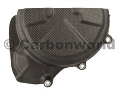 MATTE CARBON ENGINE COVER LEFT FOR DUCATI PANIGALE 1199 S 1299 S BY CARBONWORLD