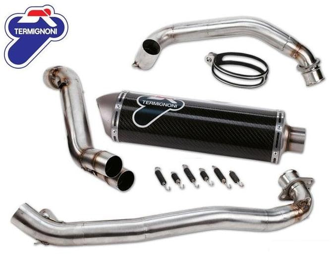 131CR - COMPLETE RACING HIGH EXHAUST TERMIGNONI CARBON DUCATI HYPERMOTARD 1100