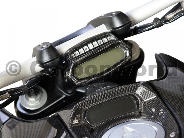 CARBON INSTRUMENT COVER FOR DUCATI DIAVEL BY CARBONWORLD - DennisPowerSport - 2