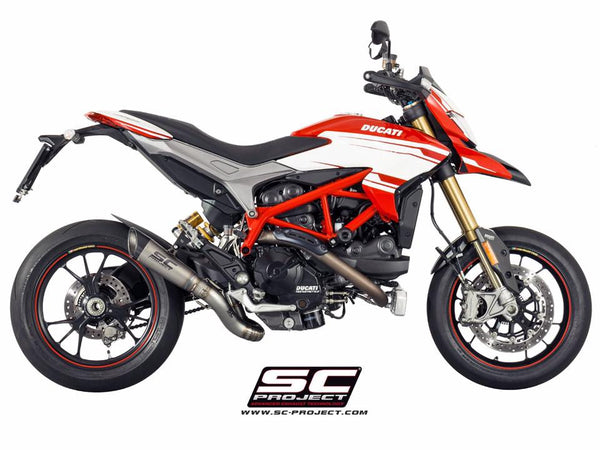 SC PROJECT HYPERMOTARD HYPERSTRADA 939 / SP S1 TITANIUM EXHAUST  WITH 2-1 LINK PIPE / D10-DL41T