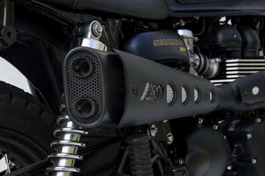 ZARD EXHAUST 2>1 HIGH MOUNTED SHORT FULL KIT Triumph SCRAMBLER < M.Y. 2016 INJECTION ZTPH048SKA-08