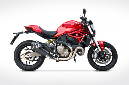 ZARD EXHAUST SILENCER Ducati MONSTER 821 2015/17 STEEL VERSION ZD119SSR