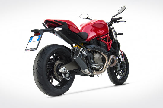 ZARD EXHAUST SILENCER Ducati MONSTER 821 2015/17 STEEL VERSION ZD119SSR