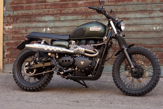 ZARD EXHAUST HIGHT MOUNTED FULL KIT 2>1 Triumph SCRAMBLER