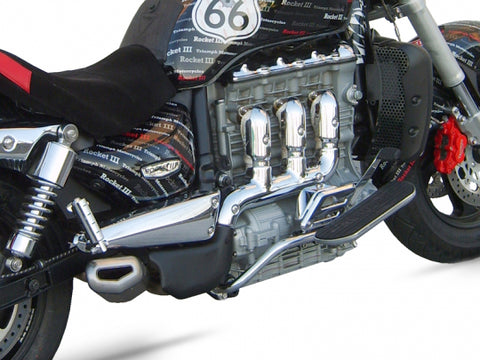 ZARD EXHAUST PENTA SILENCERS KIT Triumph ROCKET III STEEL-CARBON ZTPH037SKS