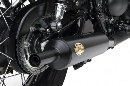 ZARD EXHAUST N. 2 STEEL SILENCERS Triumph BONNEVILLE T120 2016/19 BOTTLE DESIGN ZTPH061SSR