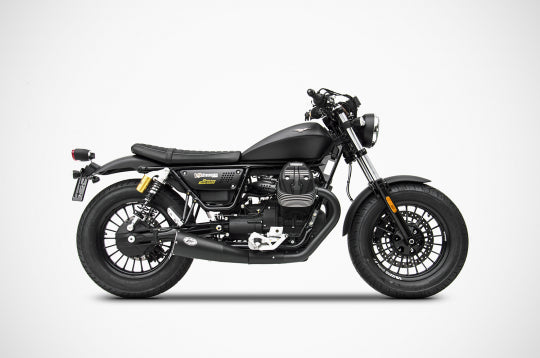 ZARD EXHAUST N. 2 SILENCERS Moto Guzzi V9 BOBBER - ROAMER 2016/19 BIG VERSION ZG080SSR