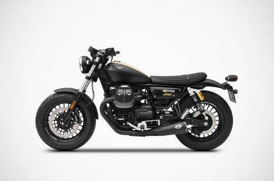 ZARD EXHAUST N. 2 SILENCERS Moto Guzzi V9 BOBBER - ROAMER 2016/19 BIG VERSION ZG080SSR