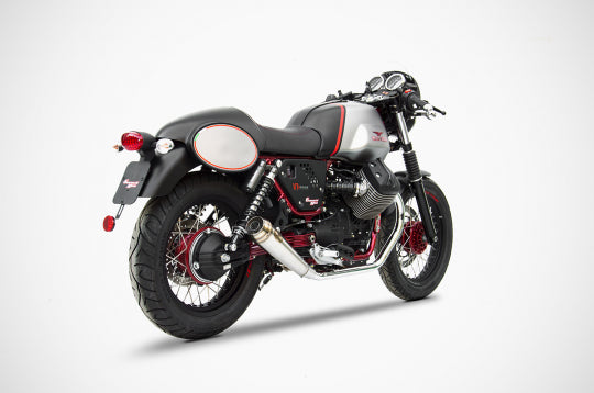 ZARD EXHAUST N. 2 SILENCERS Moto Guzzi V7 II RACER STEEL VERSION ZG079SSR