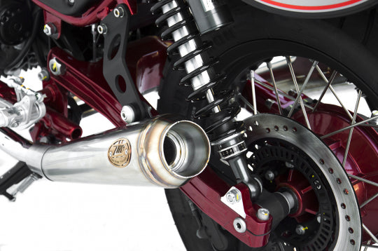 ZARD EXHAUST N. 2 SILENCERS Moto Guzzi V7 II RACER STEEL VERSION ZG079SSR
