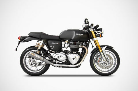 ZARD EXHAUST N. 2 SILENCERS Triumph THRUXTON R CONICAL VERSION ZTPH068SSR