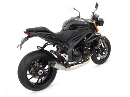 ZARD EXHAUST LOW MOUNTED SILENCER Triumph SPEED TRIPLE 1050 > M.Y. 2011 CONICAL VERSION ZTPH506SSR
