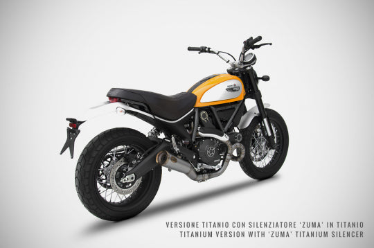 ZARD EXHAUST HEADERS KIT Ducati MONSTER 797 2017/19 SCRAMBLER DUCATI 800 / MONSTER 797 REPLICA ZD783SCR