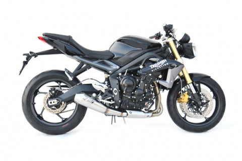ZARD EXHAUST LOW MOUNTED SILENCER Triumph STREET TRIPLE MY 2013-2016 CONICAL VERSION ZTPH516SSR
