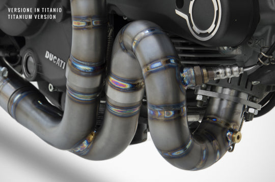 ZARD EXHAUST 2>1 FULL KIT Ducati MONSTER 797 2017/19 CONICAL VERSION ZD789SKR