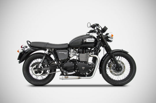 ZARD EXHAUST 2>2 FULL KIT Triumph Bonneville STEEL VERSION ZTPH076SKR