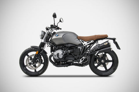 ZARD EXHAUST N. 2 OVERLAPPED SILENCERS BMW R NINE-T > M.Y. 2017 THUNDERBOLT VERSION ZBMW542SSR