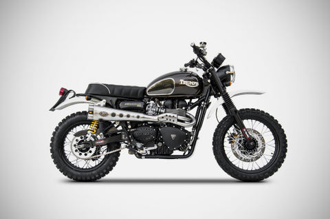 ZARD EXHAUST 2>1 FULL KIT SPECIAL EDITION Triumph SCRAMBLER < M.Y. 2016 INJECTION ZTPH052SKA