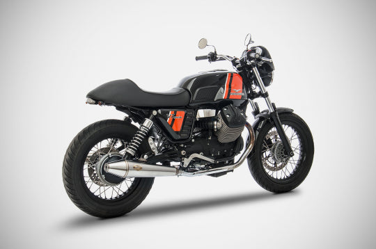 ZARD EXHAUST M.Y 08-15 SILENCERS Moto Guzzi V7 CLASSIC - V7 II SPECIAL - V7 II STONE 2008/15 CONICAL VERSION ZG076SSR