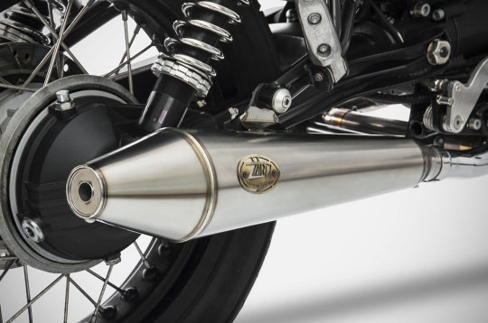 ZARD EXHAUST M.Y 08-15 SILENCERS Moto Guzzi V7 CLASSIC - V7 II SPECIAL - V7 II STONE 2008/15 CONICAL VERSION ZG076SSR