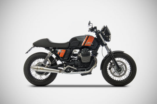 ZARD EXHAUST M.Y 08-15 SILENCERS Moto Guzzi V7 CLASSIC - V7 II SPECIAL - V7 II STONE 2008/15 CONICAL VERSION ZG076SSR