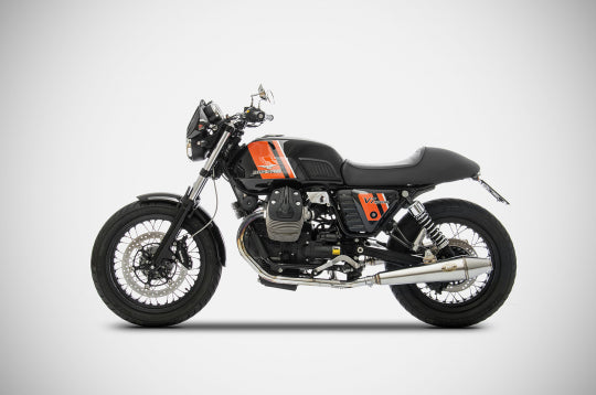 ZARD EXHAUST M.Y. 08-11 SILENCERS Moto Guzzi V7 STONE CONICAL VERSION ZG076SSR